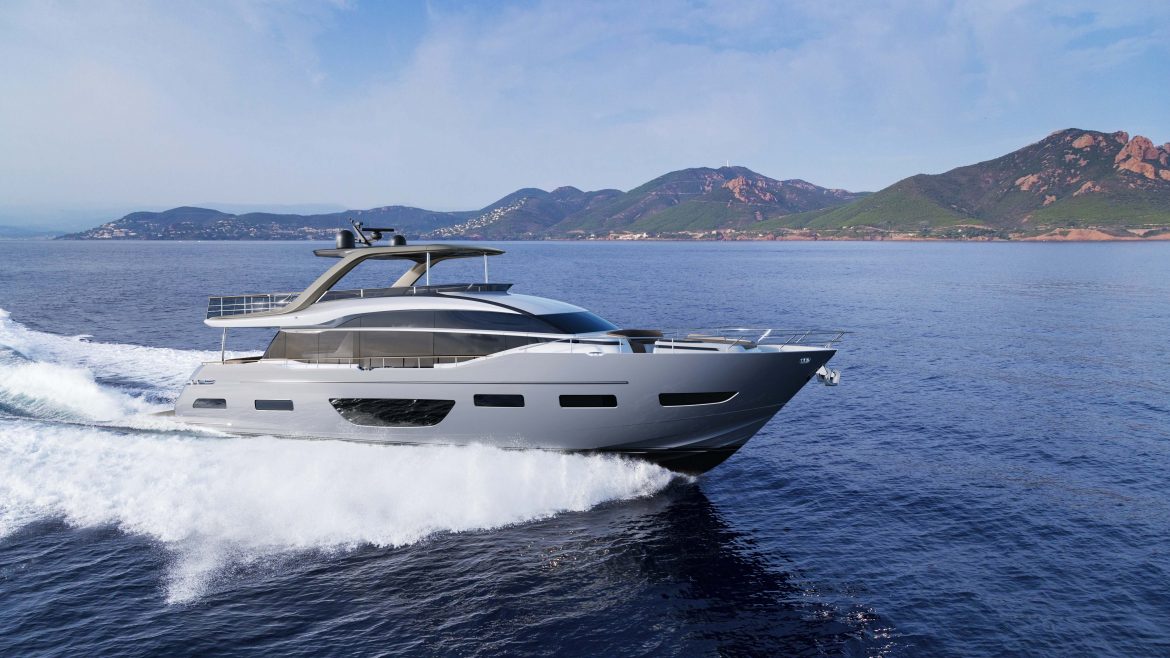 Princess Y85 — новая флагманская модель флайбриджной линейки Princess Yachts